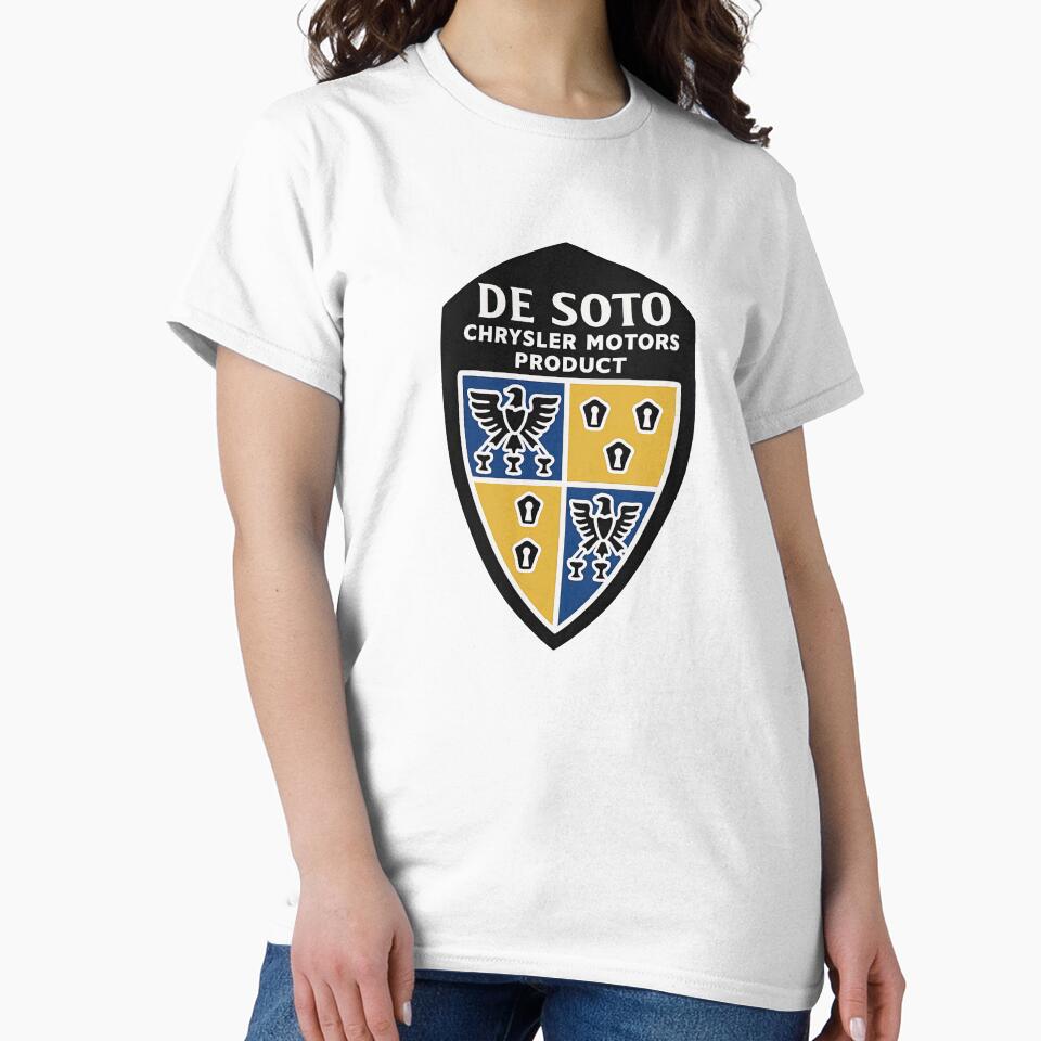 Classic DeSoto Cars Retro Emblem Design by Retr0Tshirts