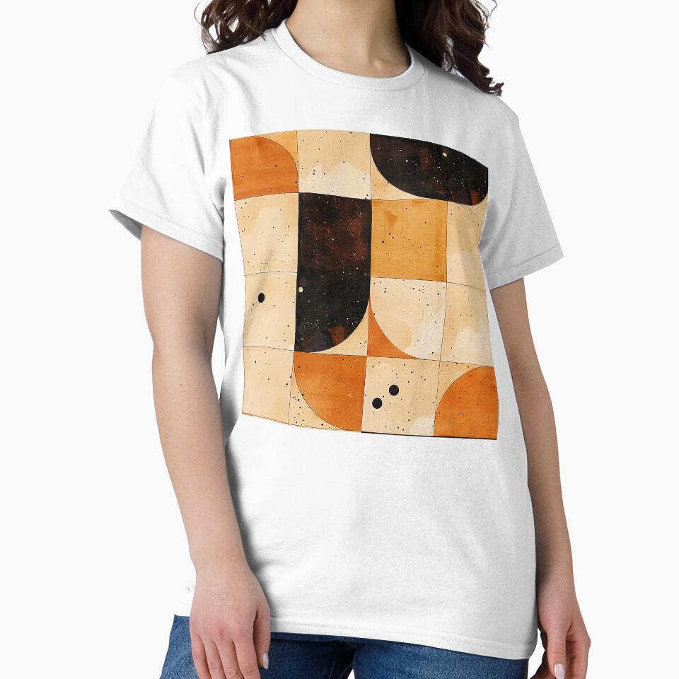 Boho Earthtones, Neutral, And Sand Hues Geometric Abstract by DEC02
