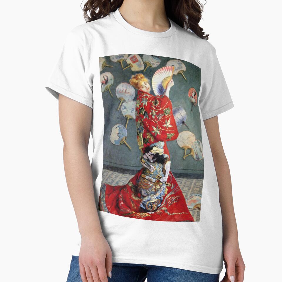 Camille Monet In Japanese Costume (1876) by Claude Monet by Designedbysm