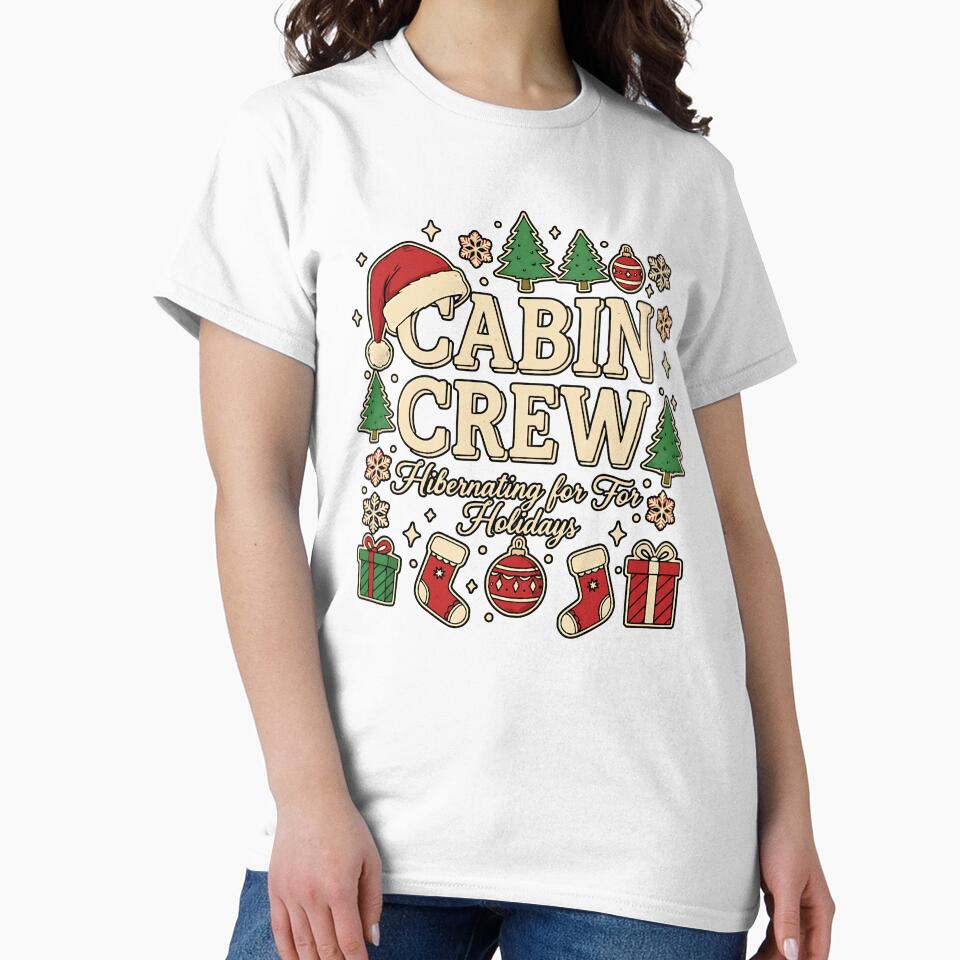 Christmas Cabin Crew Winter Holiday Hibernation Design by ArtDesignTp