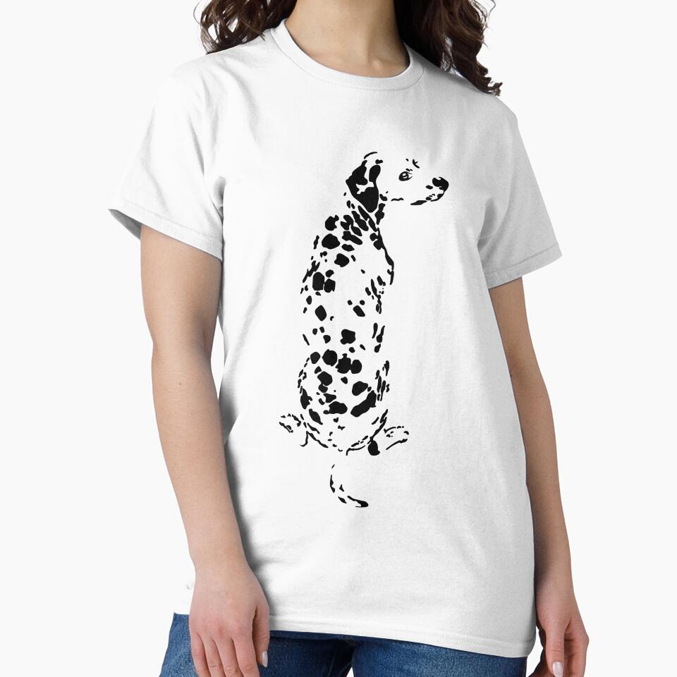 Dalmatian on white by SpongyDesings