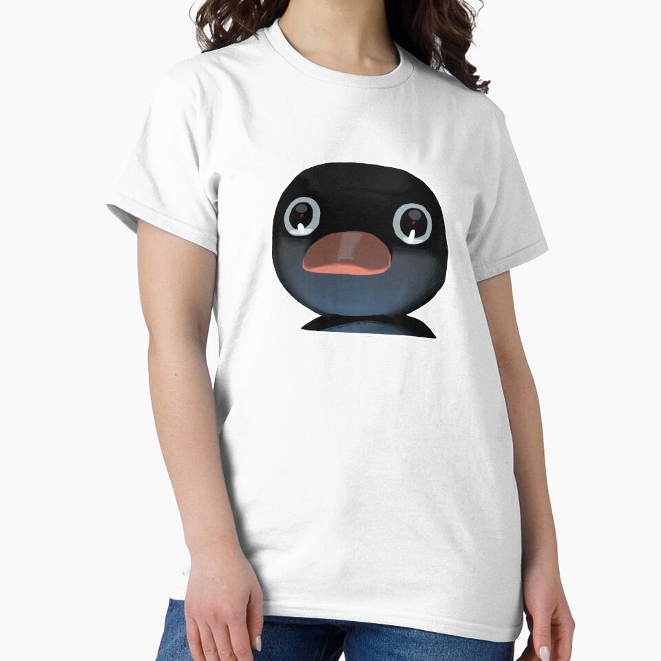 Terrified Pingu Meme (Yellow BG) by FilipeFerreira