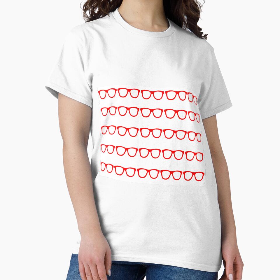 Red Nerd Glasses by GeekyGirlsGarb