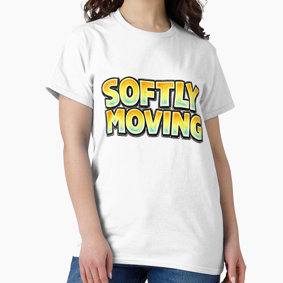 SOFTLY MOVING – hand drawn childlike typography by Mac Sketches