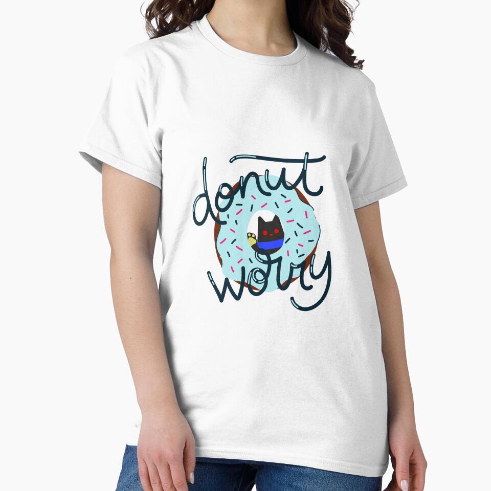 "Donut Worry" - Inspirational and Motivational Artwork for Donut Lovers by majnate