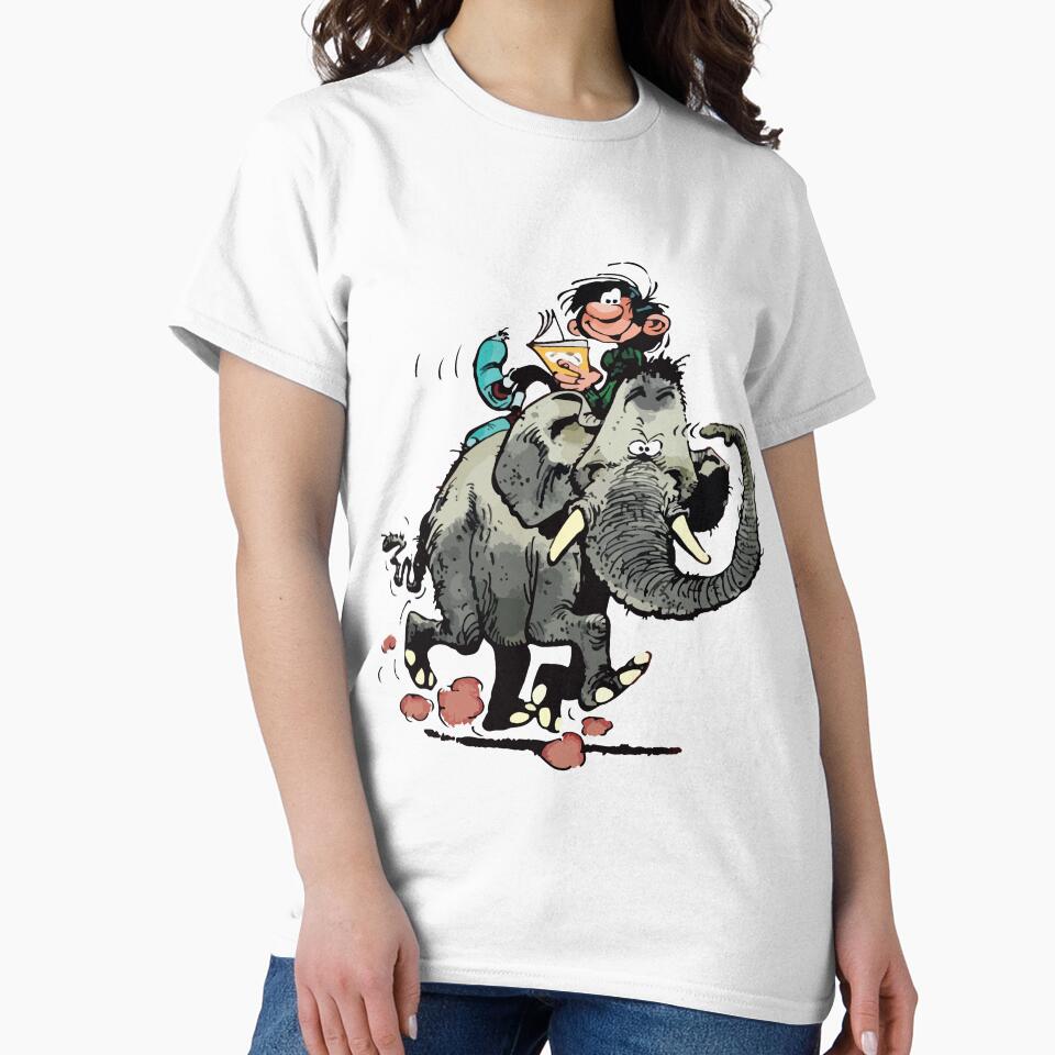 Gaston Goof on Elephant by CyberGirlz