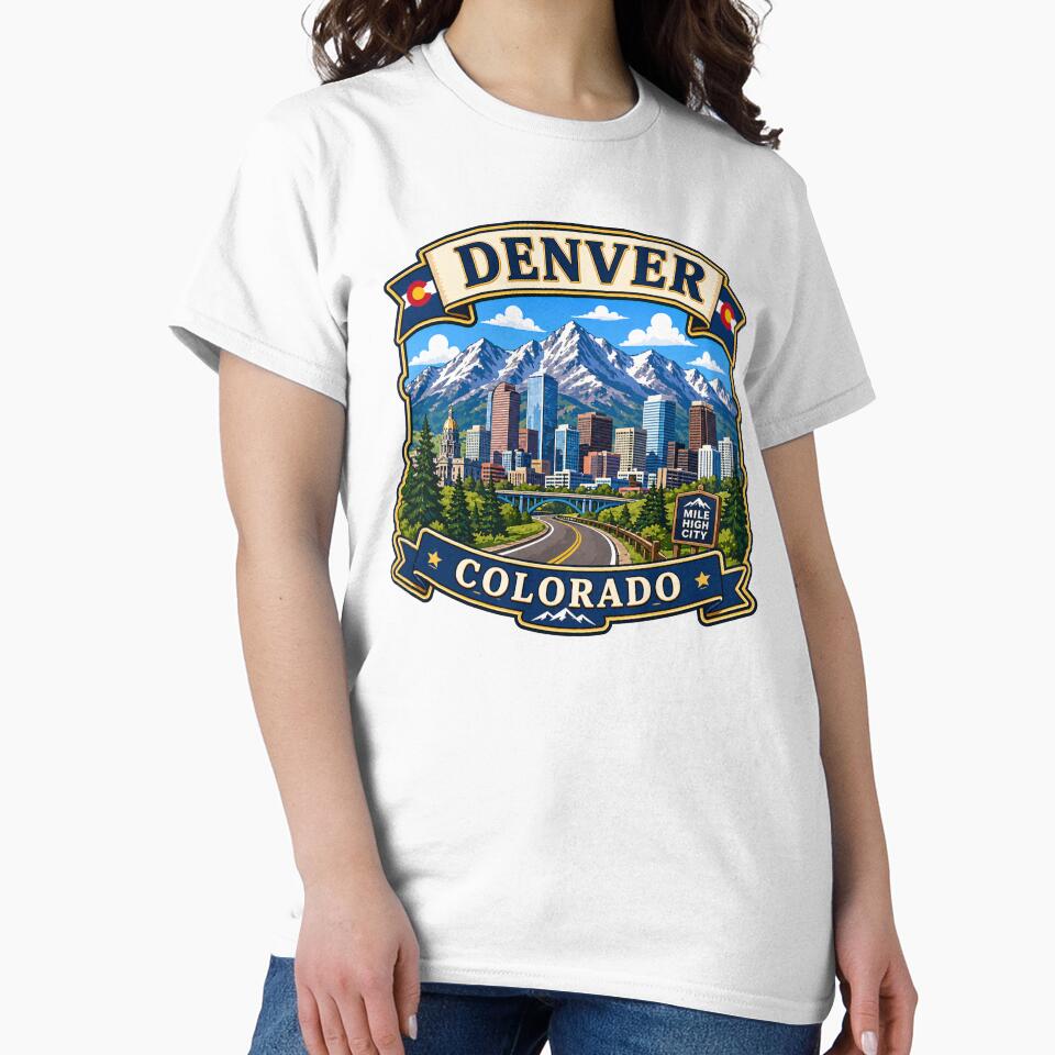 Denver, Colorado - Rocky Mountains by Myra365Art