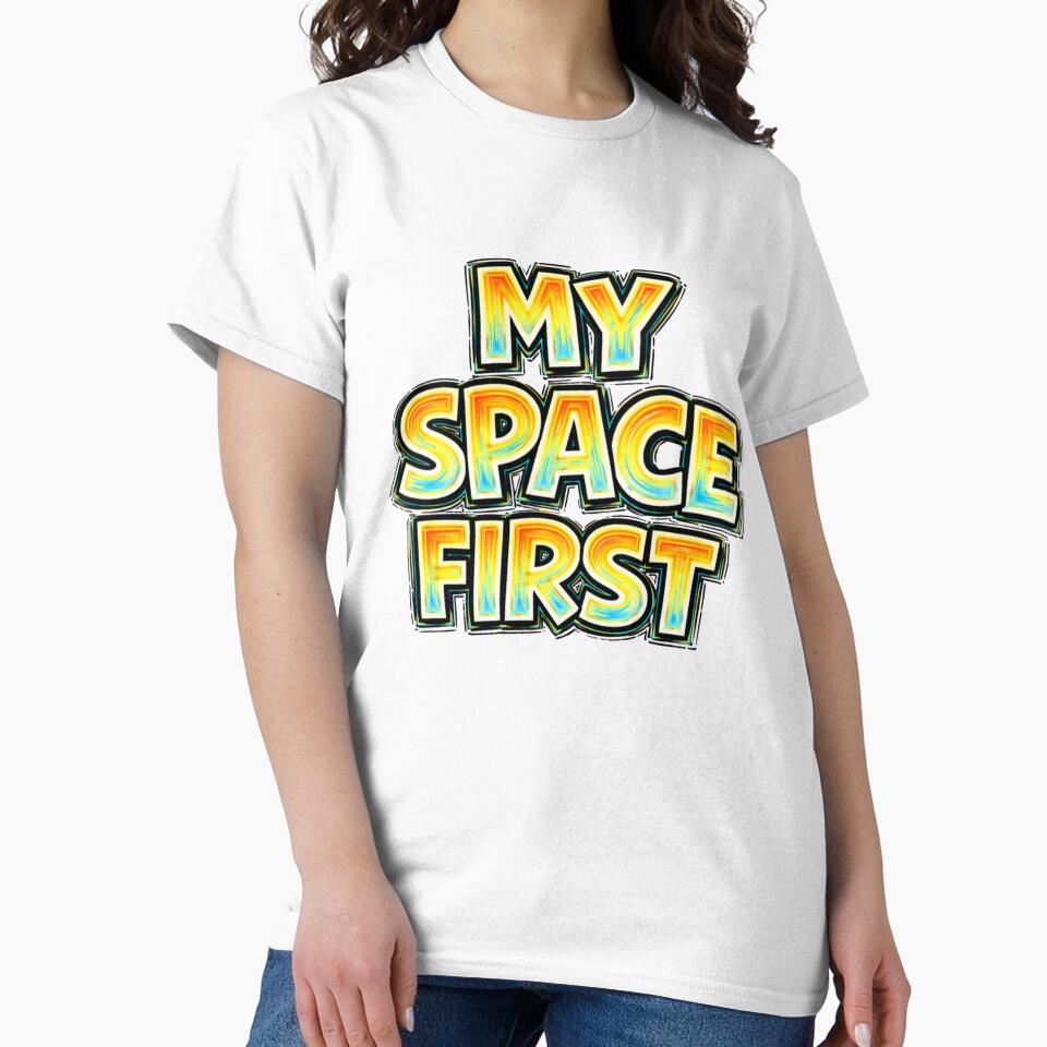 MY SPACE FIRST – hand drawn childlike typography by Mac Sketches