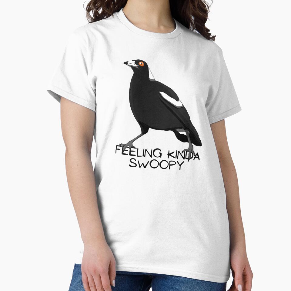 Funny Australian magpie feeling kinda swoopy by aussiemaggieluv