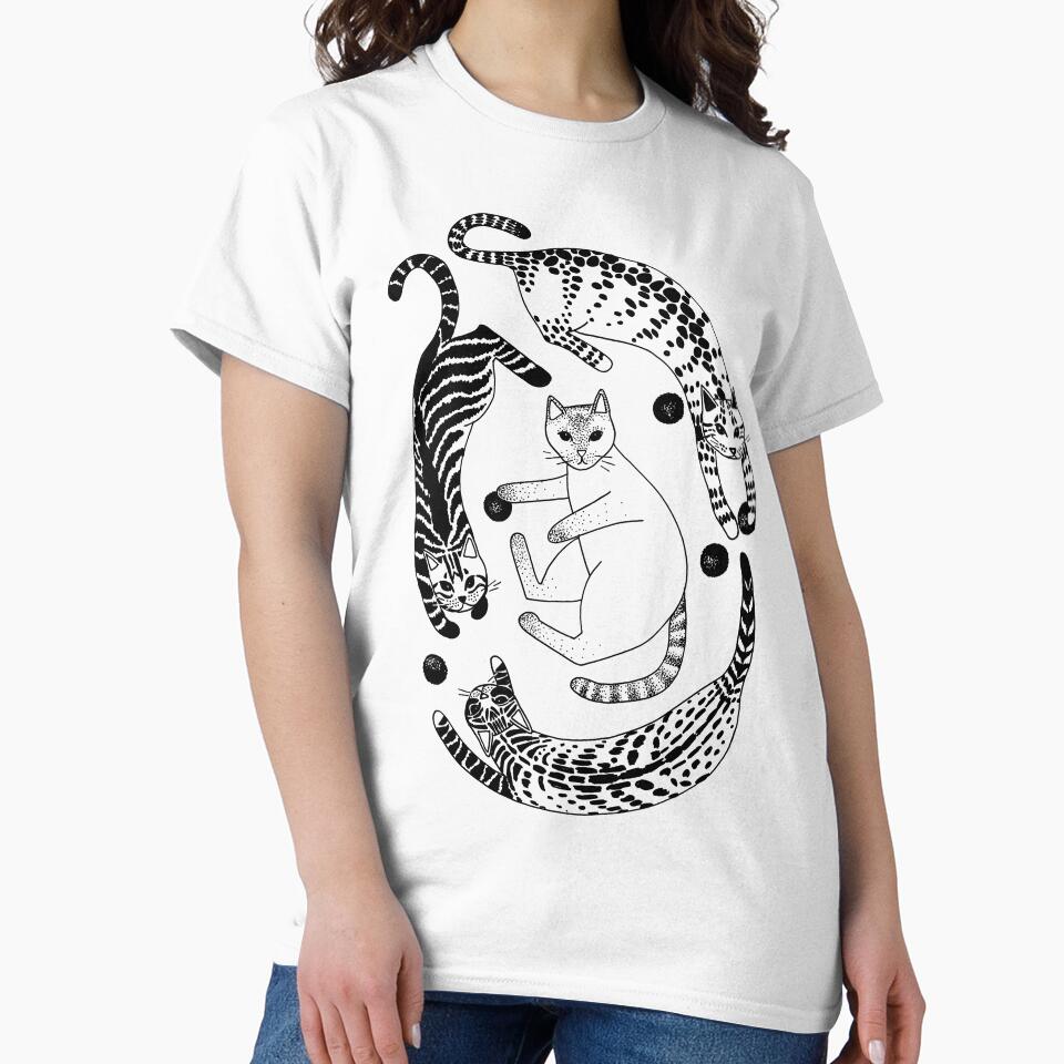 Playful gatines (black) by blursbyai
