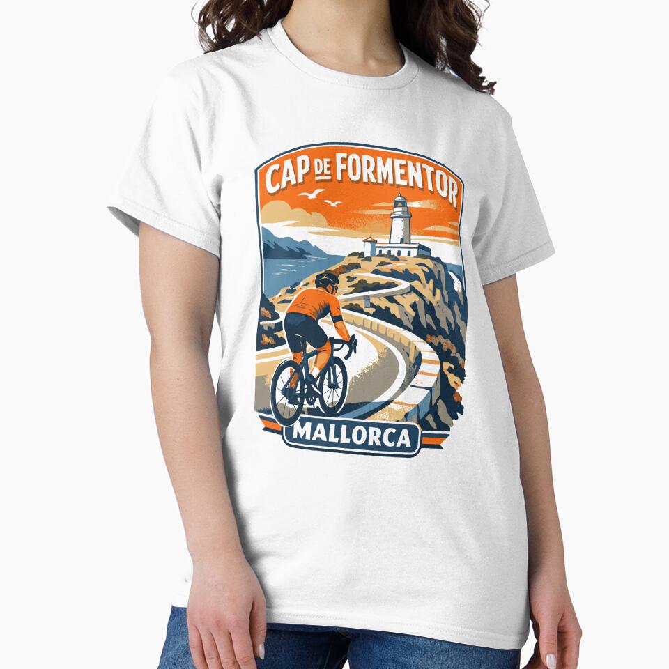 Cap de Formentor Mallorca Cycling Travel Graphic by JackCurtis1991