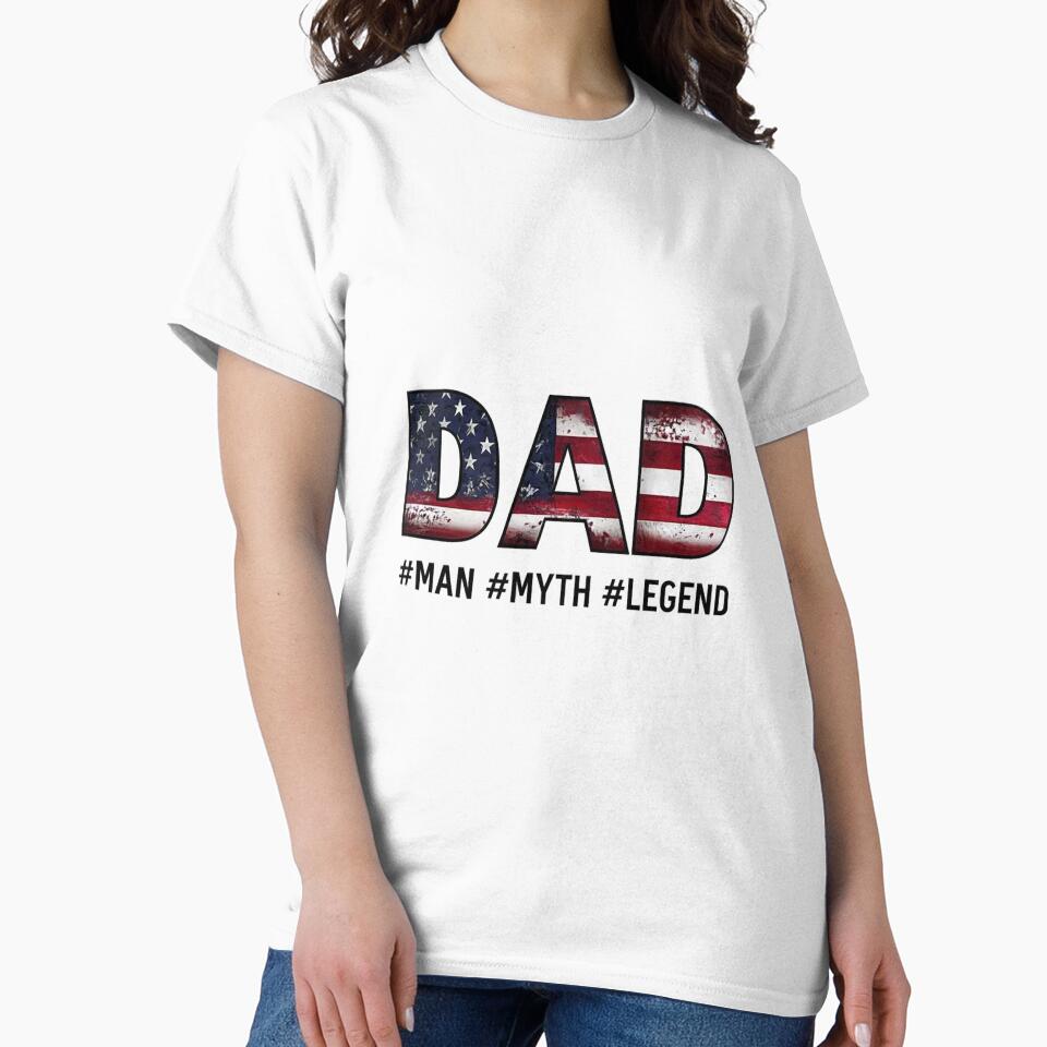 Distressed American Flag DAD by wellyuron