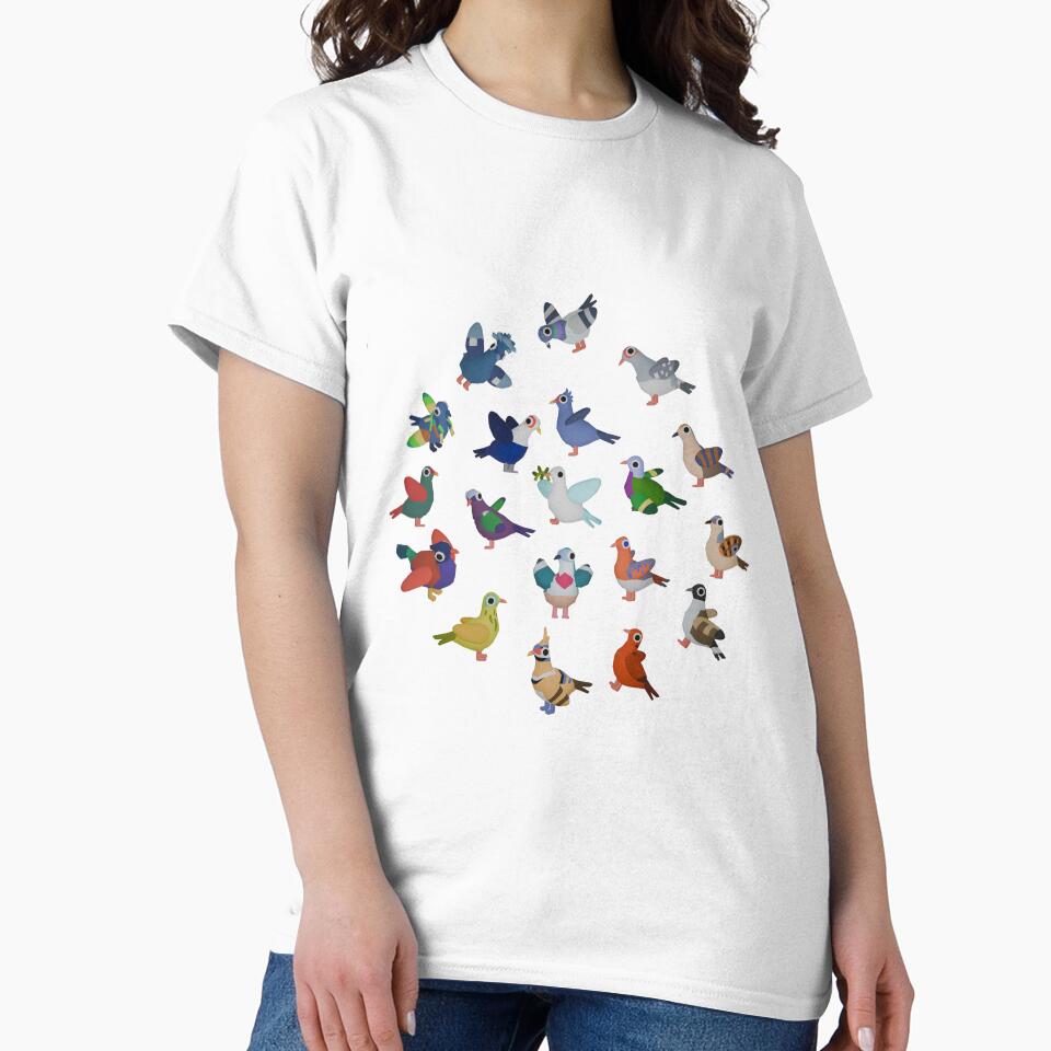 Wild Pigeons by Poly Simplified