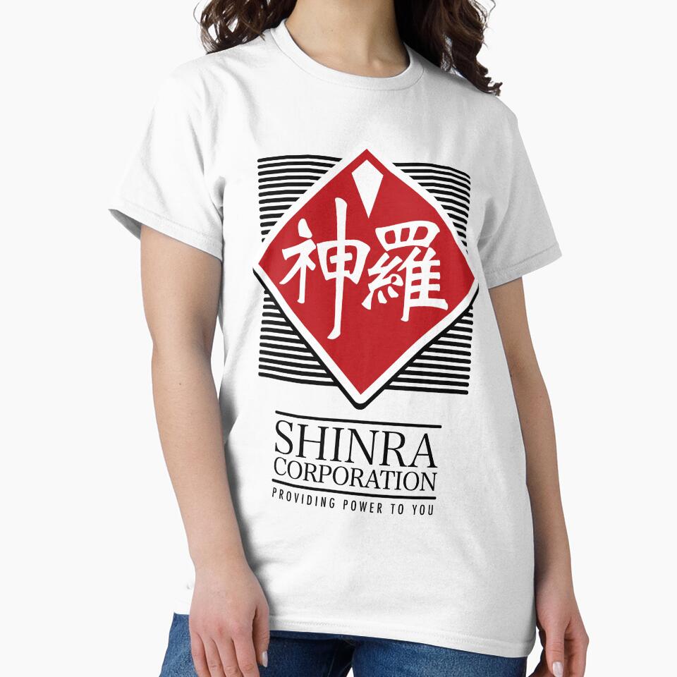Final Fantasy VII Shinra Corp T-Shirt - Inspired by FF7 Corporation by Rev-Level by Rev-Level