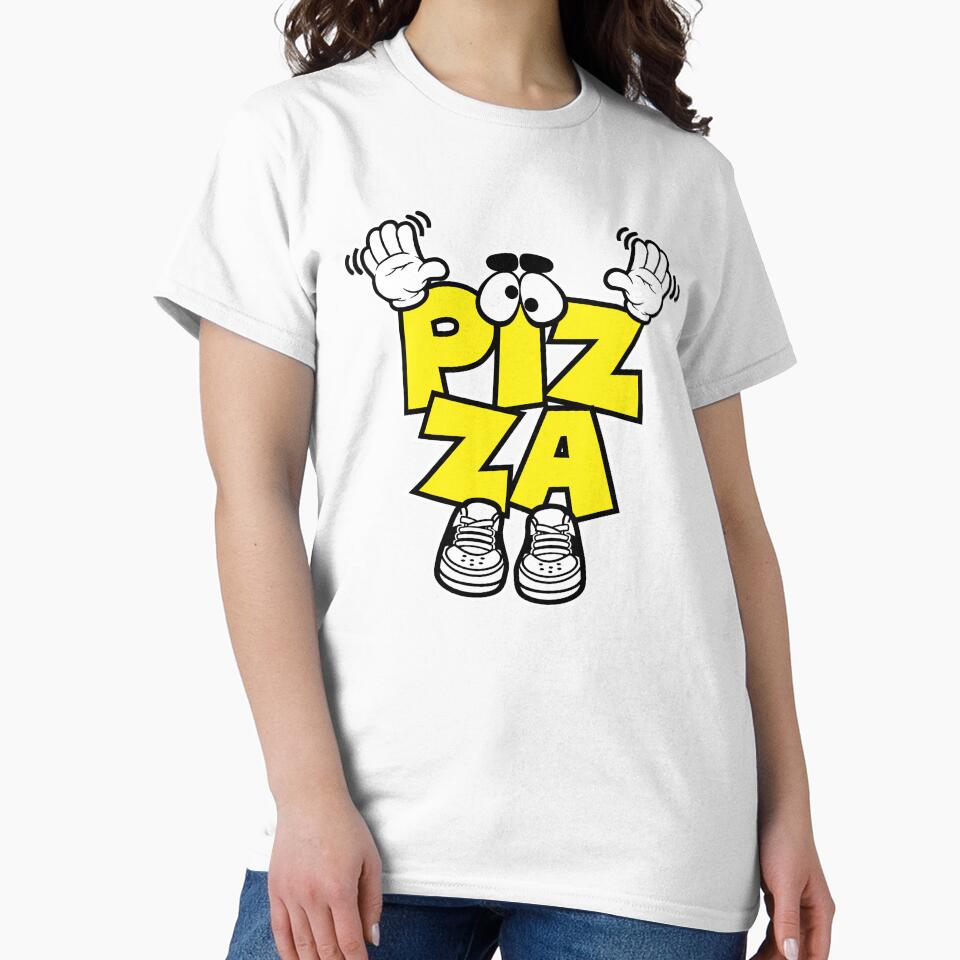Comic of the word PIZZA greeting you by NFTWords