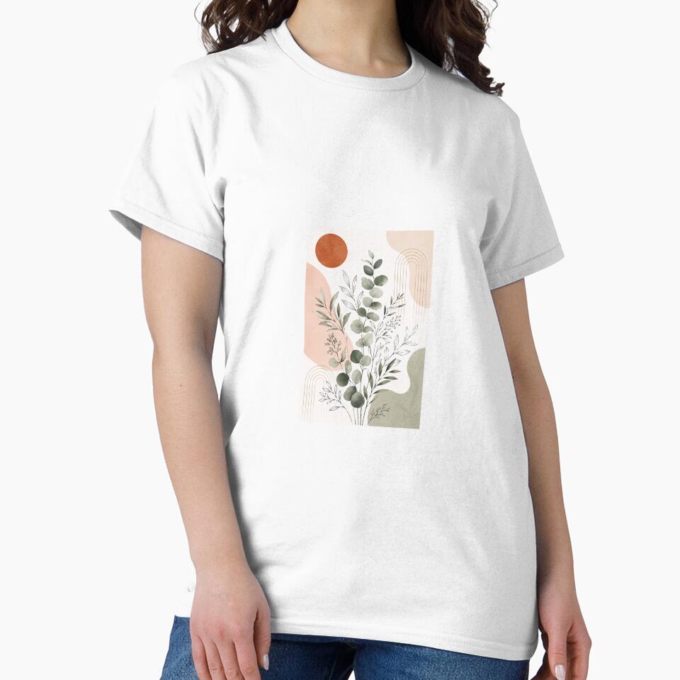 Minimalist Boho Eucalyptus Leaf Art by AlexGreaney