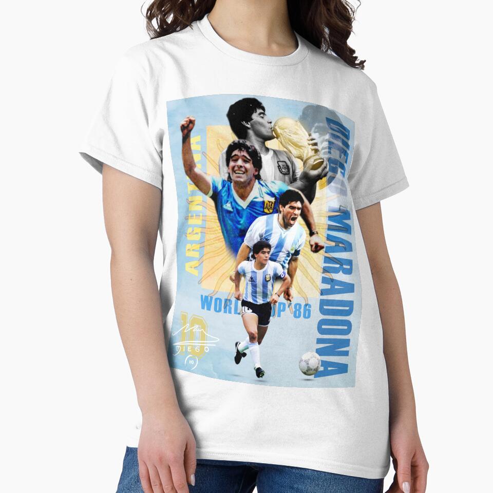 Diego Maradona Argentina Poster - Iconic World Cup Legend Art Print by Af-RT10