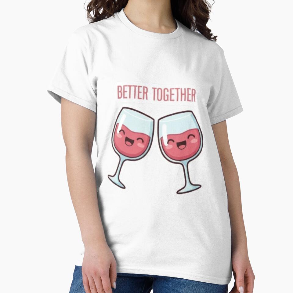 Better Together cute wine glass by Dipti333