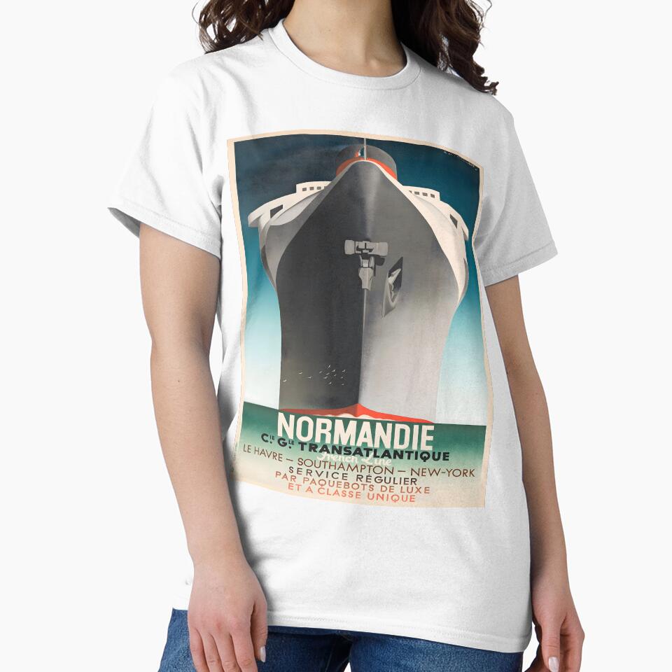 ? Normandie – French Line Transatlantic Poster by StuckOn-Detroit