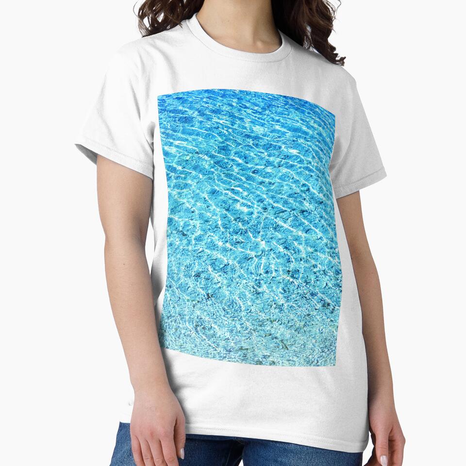 Clear water waves - blue by dizzy8