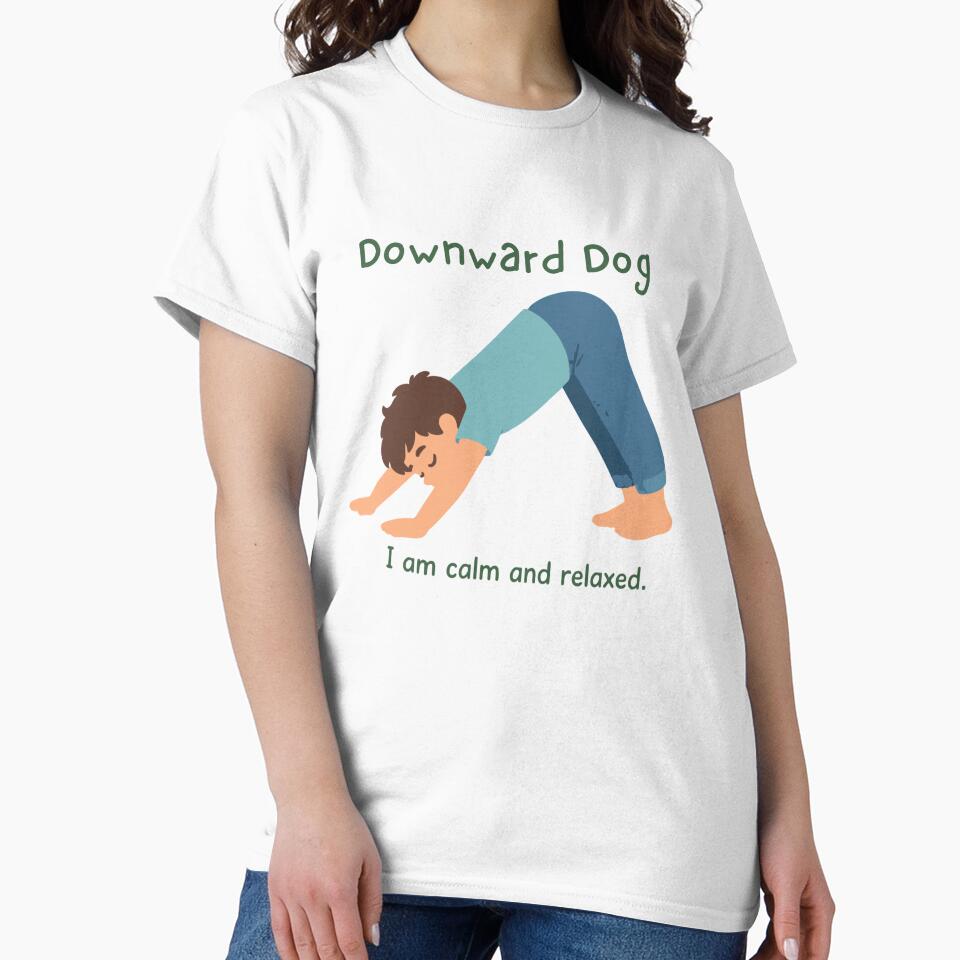 Kids Yoga Downward Dog – Mindfulness for Children by Adela80