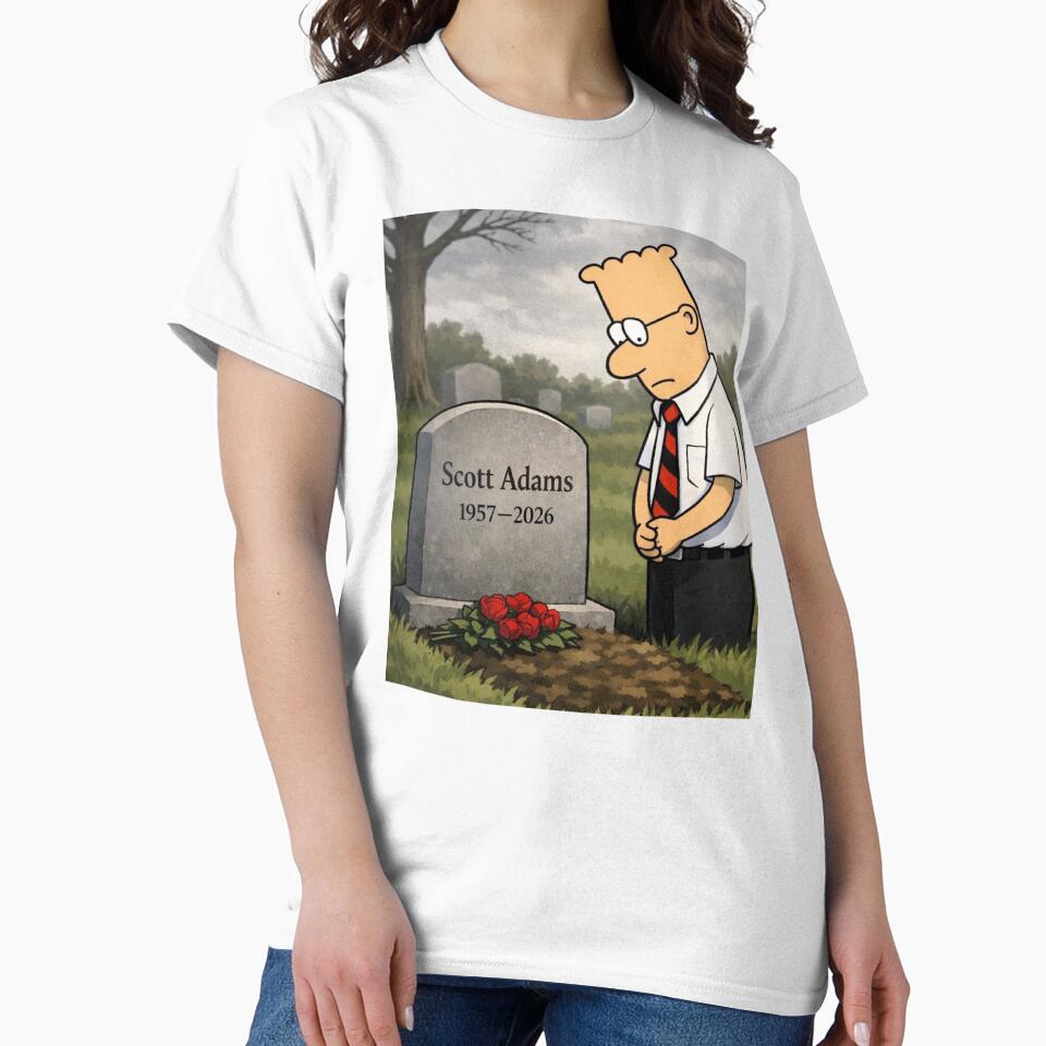 dilbert cartoon RIP scott Adam by trozstreet