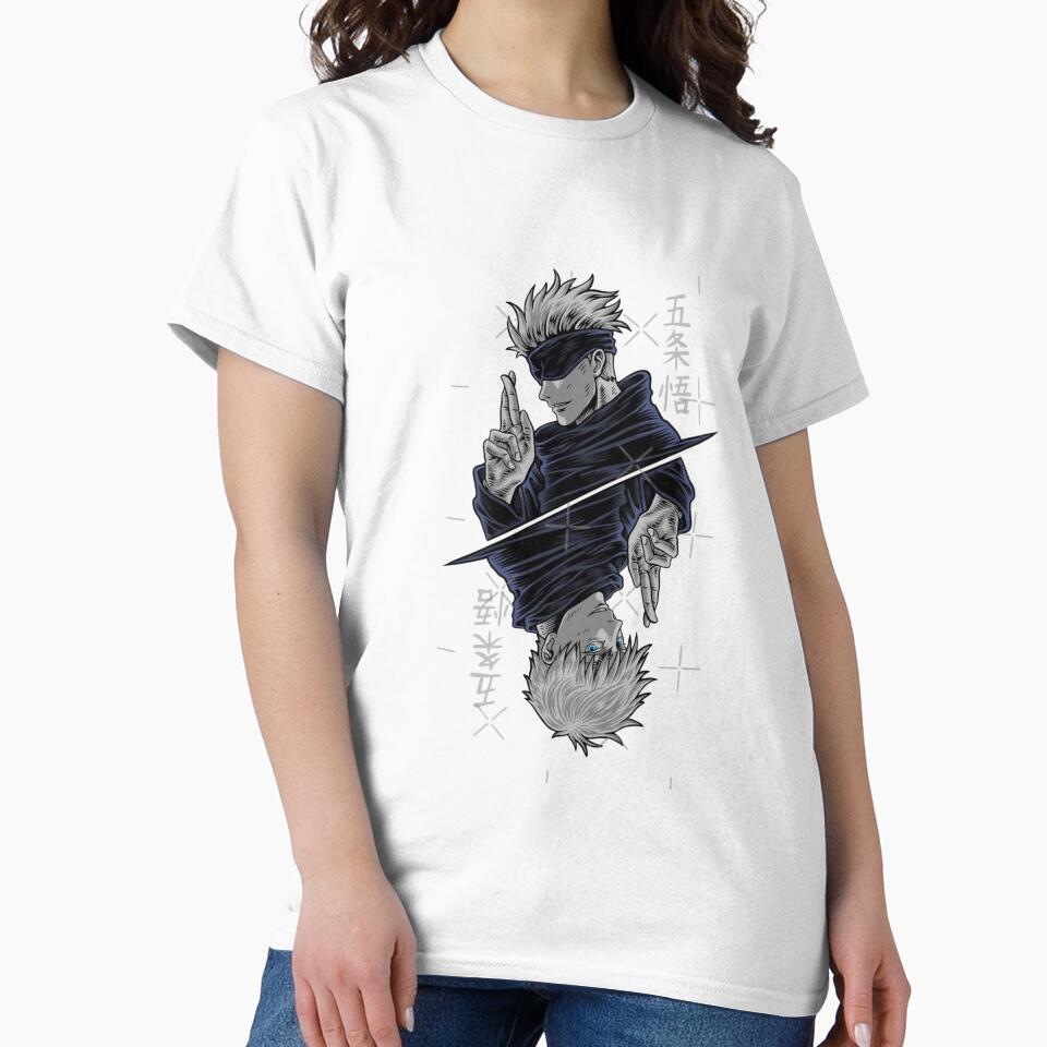 Gojo Satoru Black White Aesthetic by Snowdog-Art