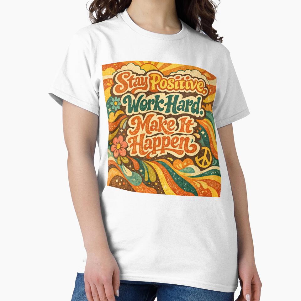 Inspire and Thrive: Retro Vibes for a Positive Mindset by ForeverPrintsOK