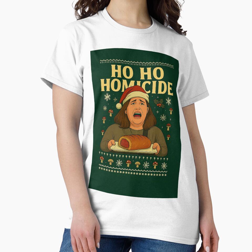 Ho Ho Homicide - Erin Patterson Mushroom Cook Christmas by Al’s Shirts