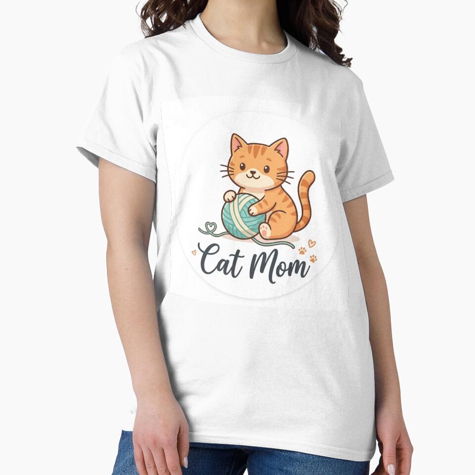Cat Mom - Cute Tabby Cat Gift by ThePetParentStore