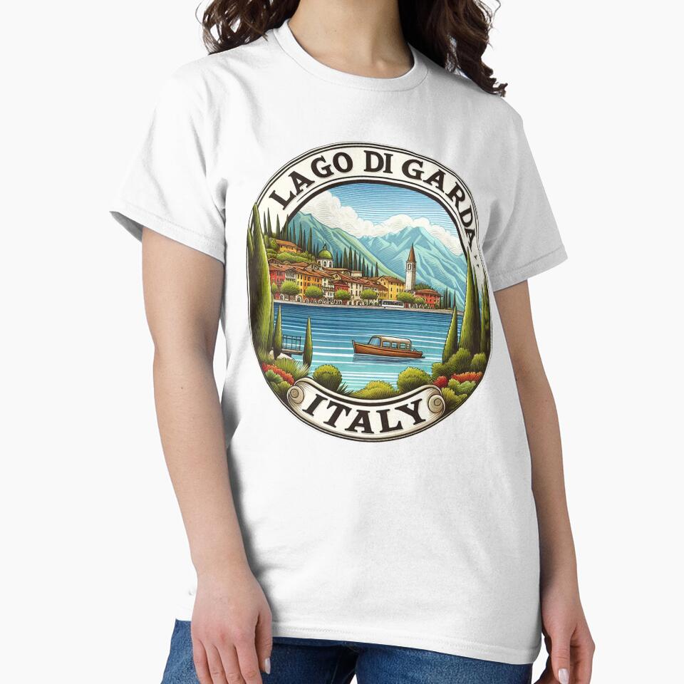 Lake Garda Italy Travel Art by clintang