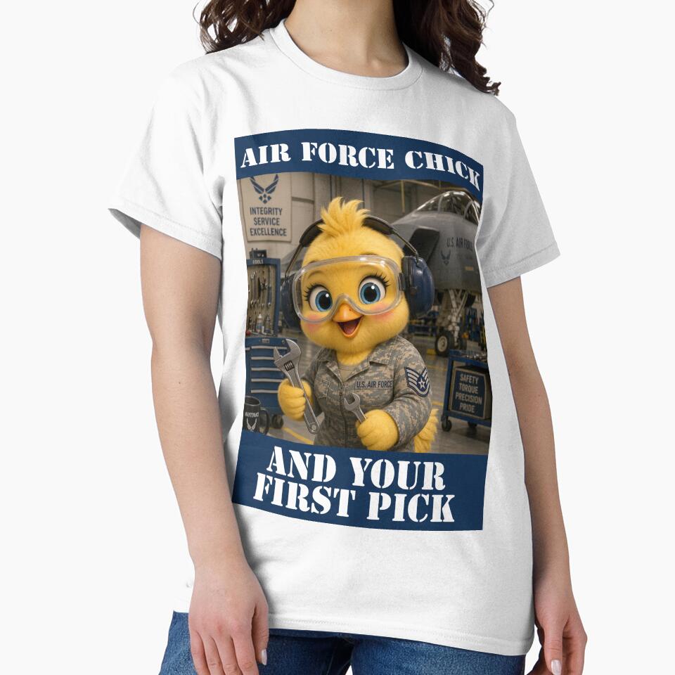 Air Force Chick and Your FIrst Pick by MyBottomShelf