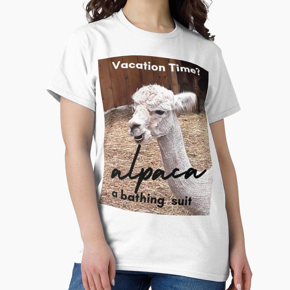 Vacation Alpaca Pun by IvaRenee