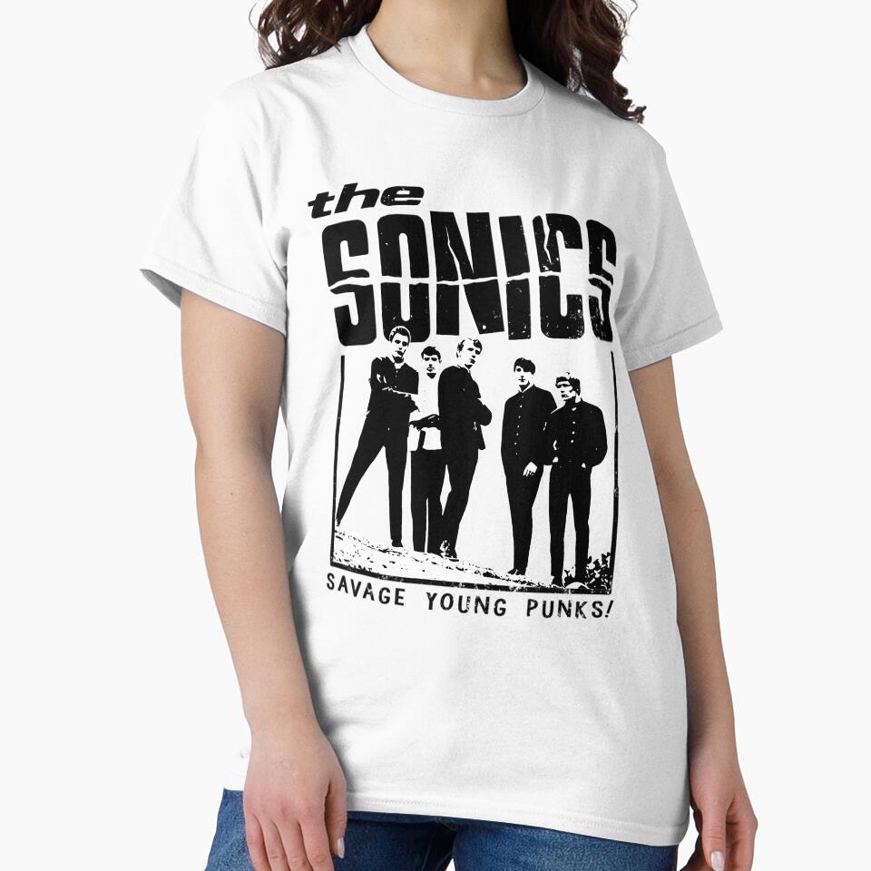 The Sonics Black Classic Savage Young Punks by zelbeus