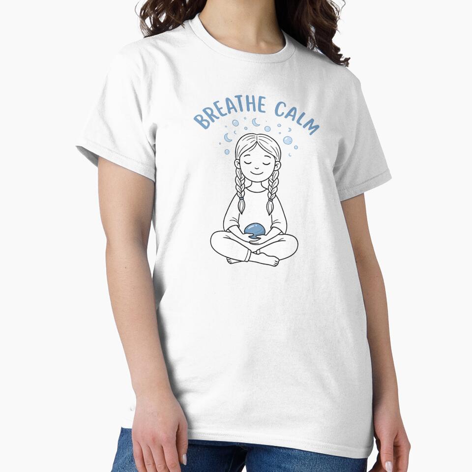 Breathe Calm Stickers and more by Mandayartstudio