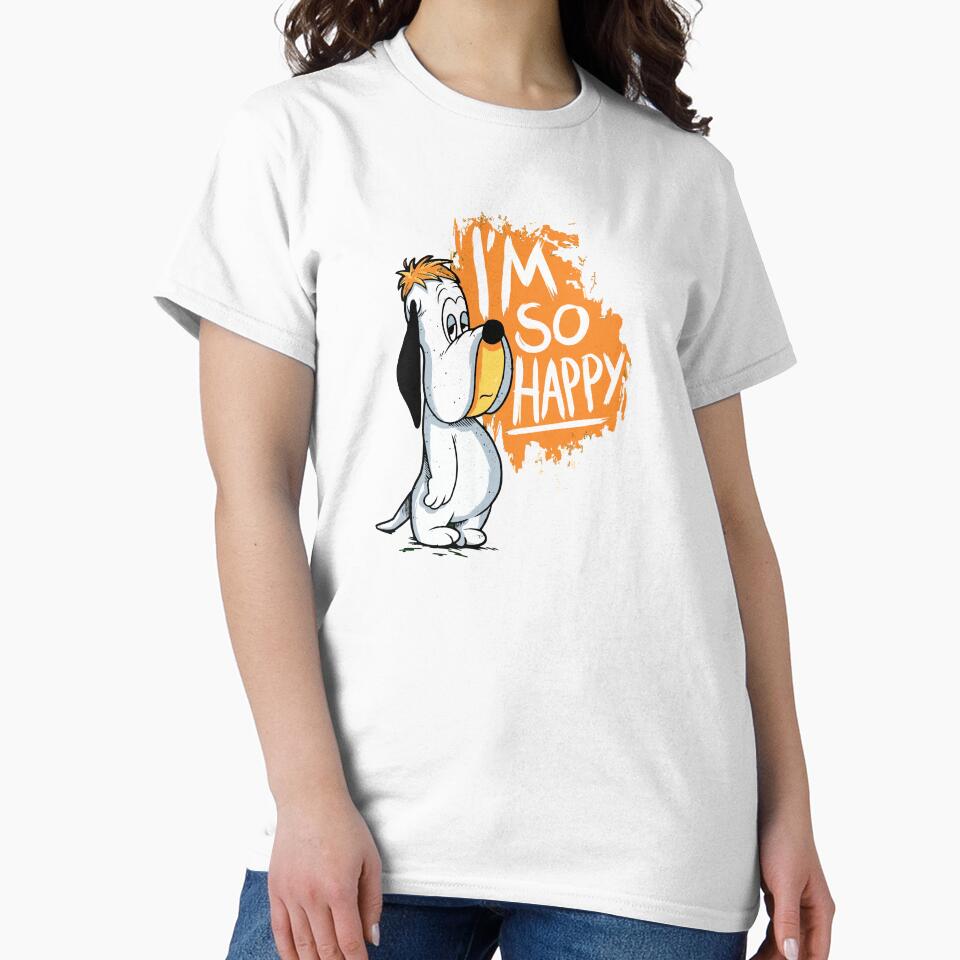 Sarcastic Sad Dog I'm So Happy by henryavincnt