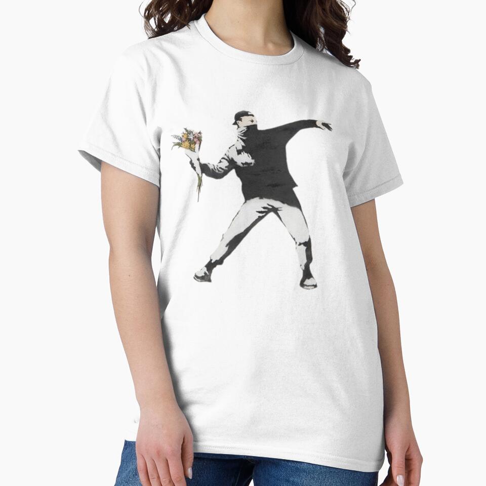 banksy flower thrower by martin max