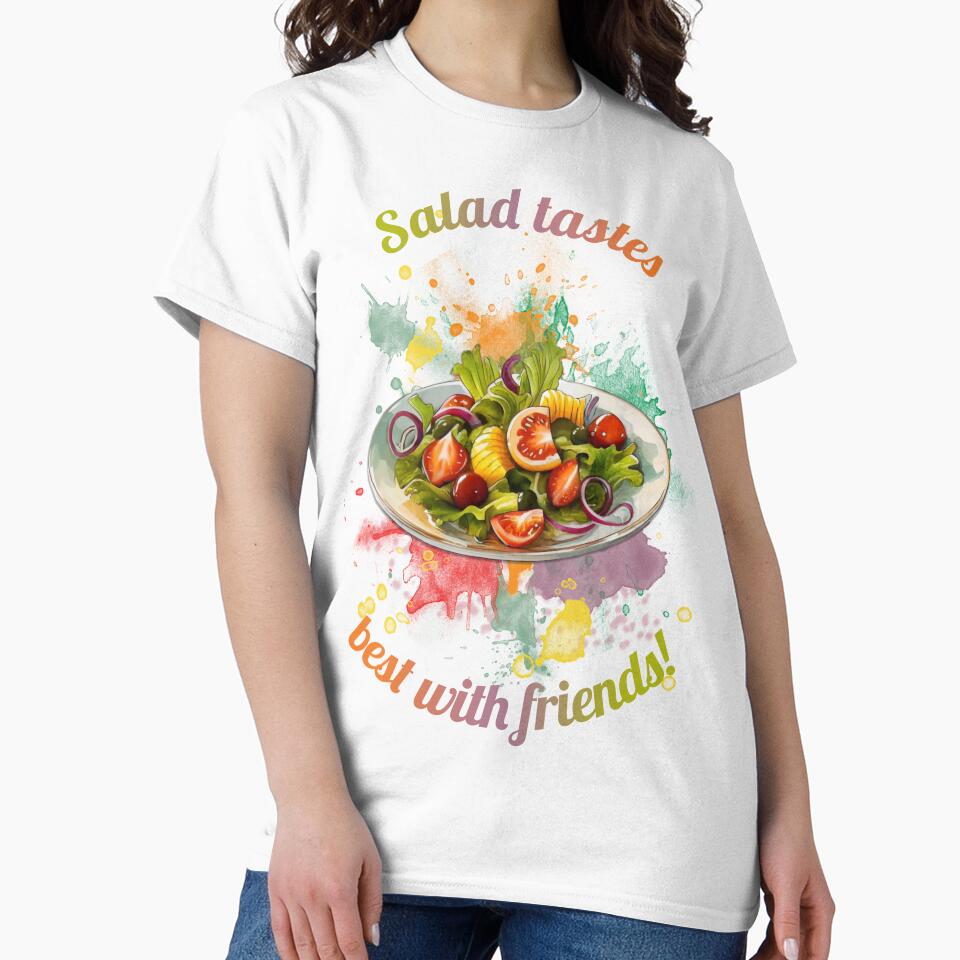 Colorful vegetable salad by HarridanCreates