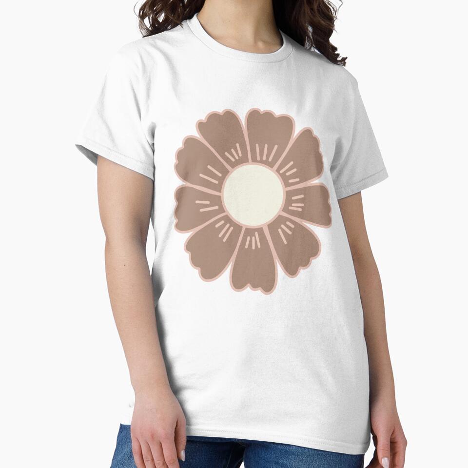 Mocha brown flower by Navitaloves