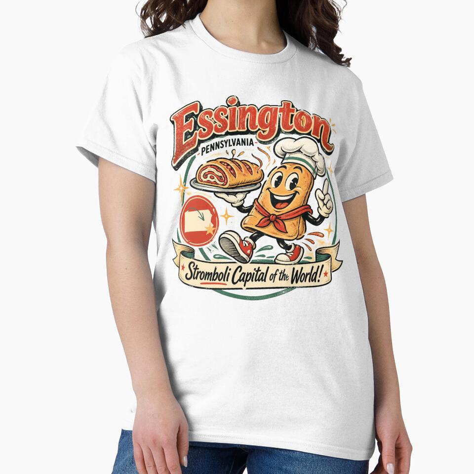 Essington, PA - Stromboli Capital of the World - Vintage Mascot by The Masked Designer