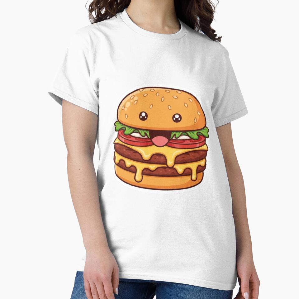 Cute Cheeseburger Sticker by Dipti333
