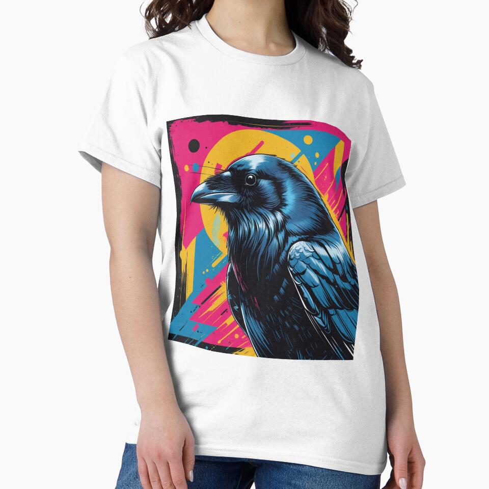 Crow In Pop Art One by  Ayros Design