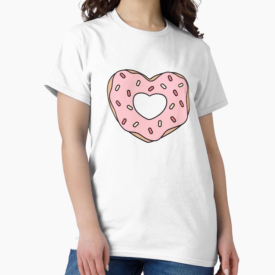 Valentine Heart Donut by YQvibe Studio