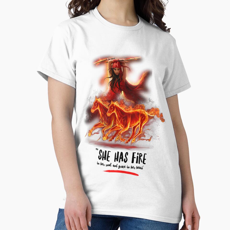 She Has Fire In Her Soul and Grace In... by LondonHouse