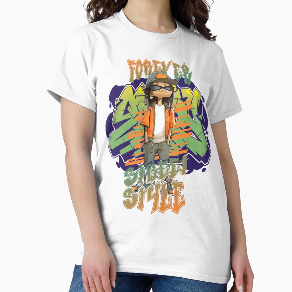 Graffiti Streetwear Cartoon Girl by Szpaku desart