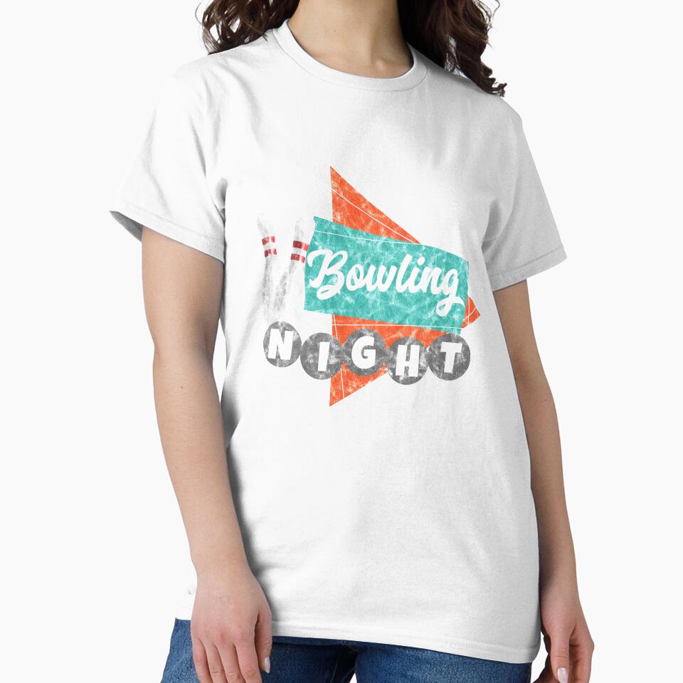BOWLING NIGHT  Bowlin Bowling Split Retro Bowling Bowling Birthday Bowling Design Vintage Bowling Bowling Design by Rhynowear