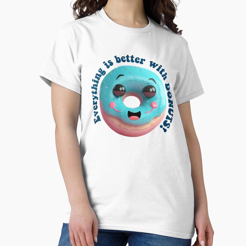 Donut Pun Kawaii| Funny sayings| Donut Puns| Everything is better with donuts by Createya