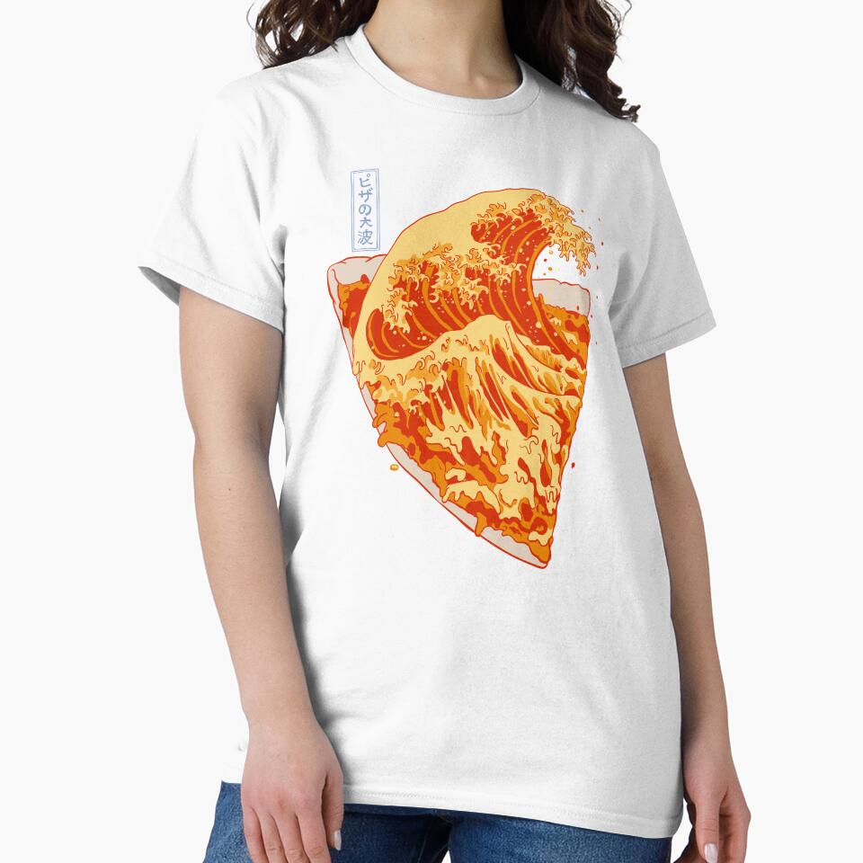 The Great Wave of Pizza by Elan Harris