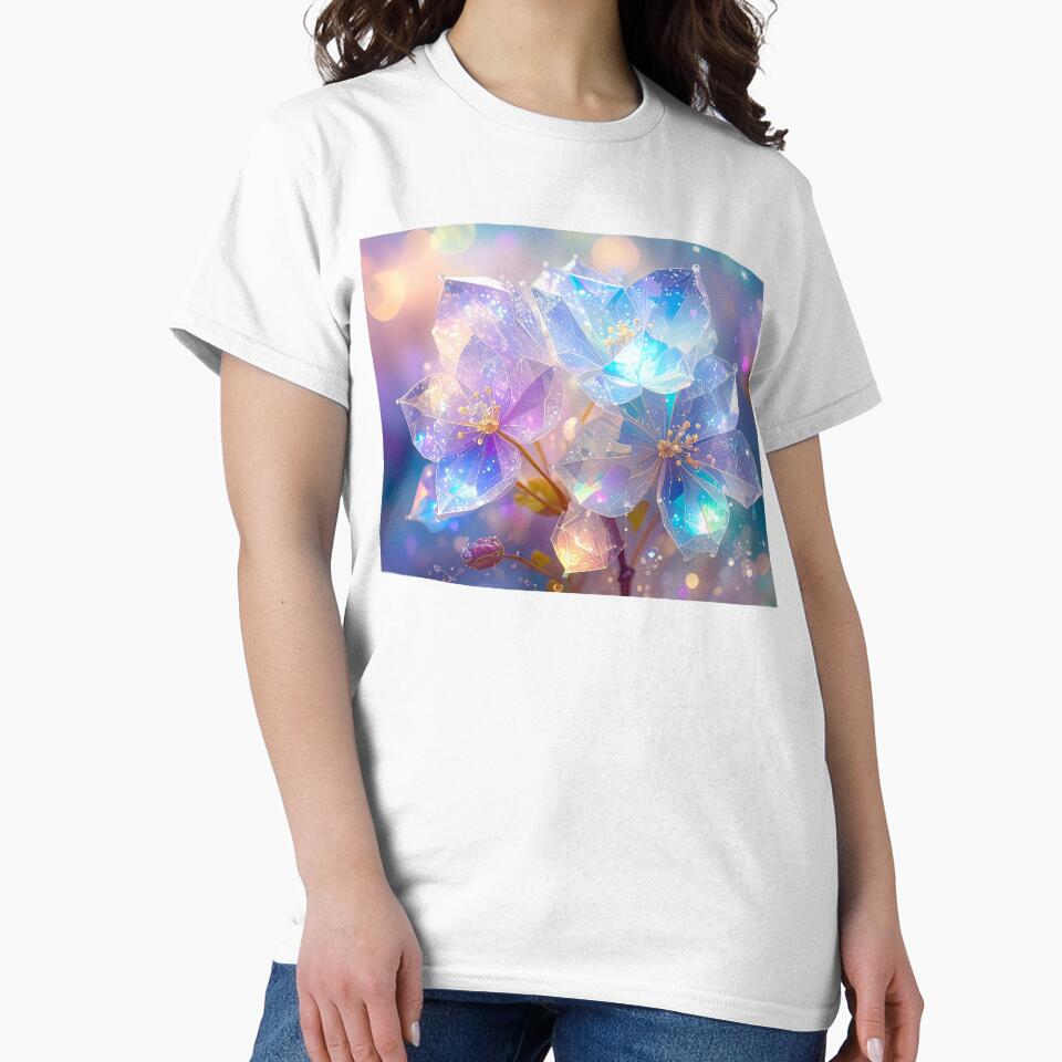 Iridescent Crystal Flower Dream Design by BetweenForms