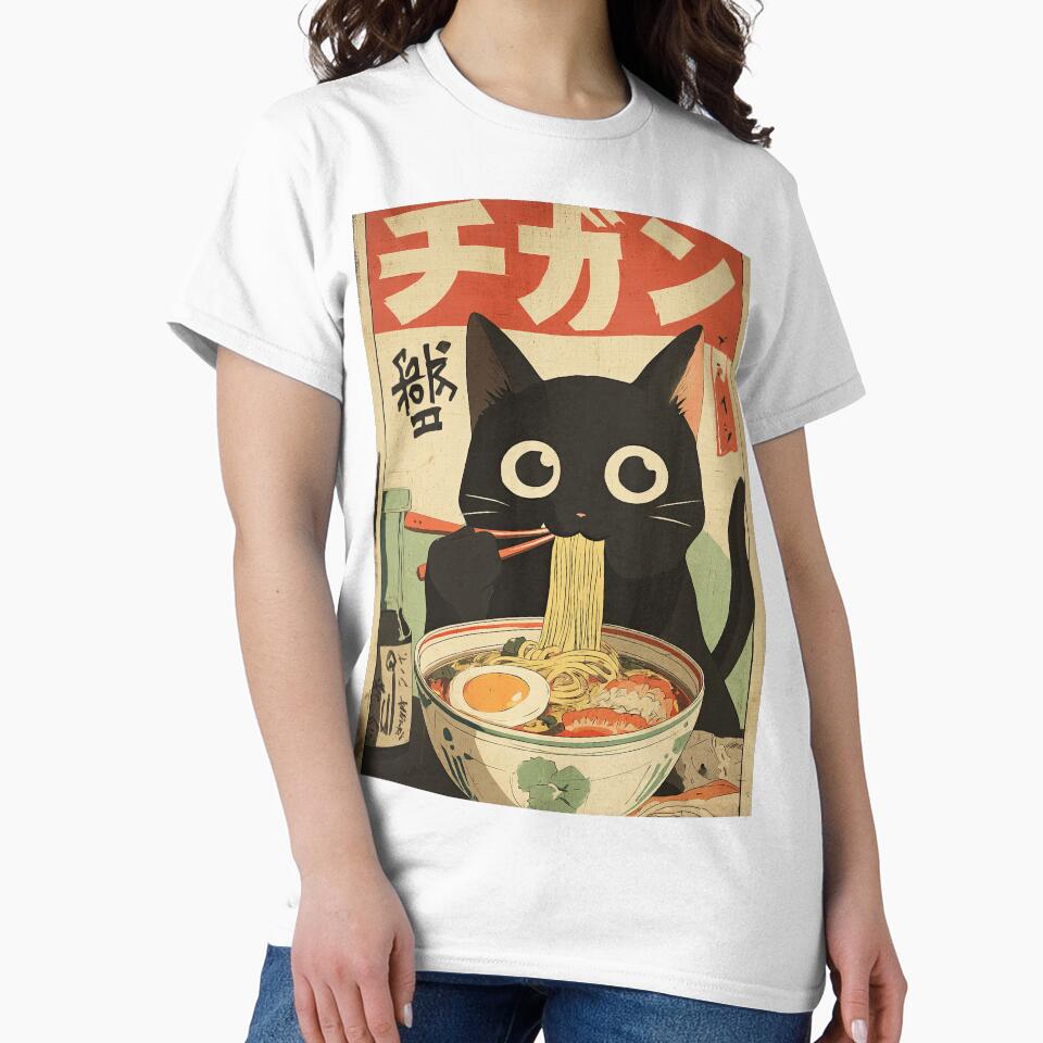 Neko Noodles Night Out by Retro Type